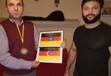 Welt Heimat’a ABA güreşine sunduğu katkılardan dolayı Avrupa Federasyonundan ödül