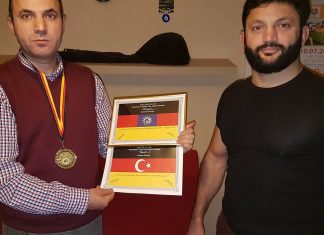 Welt Heimat’a ABA güreşine sunduğu katkılardan dolayı Avrupa Federasyonundan ödül